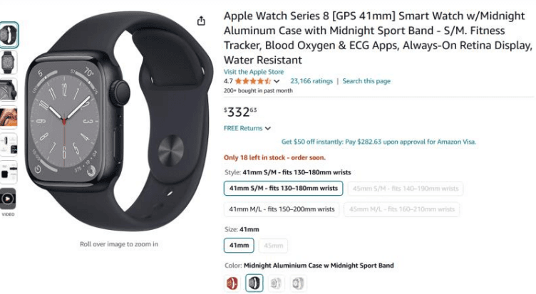 A black watch with a round button

Description automatically generated with medium confidence