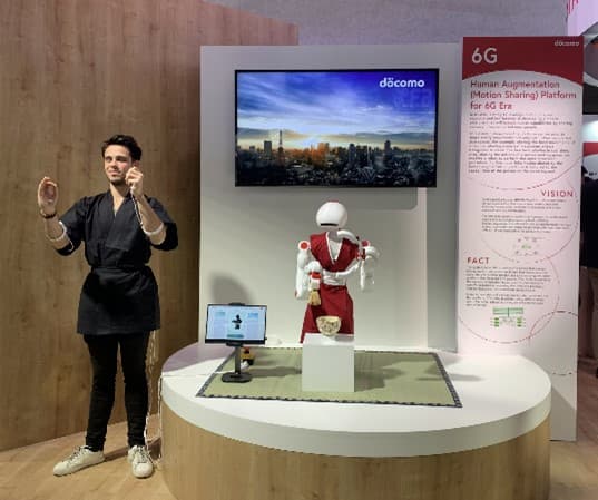 Demonstration of Docomo's Motion Sharing platform using 6G at MWC