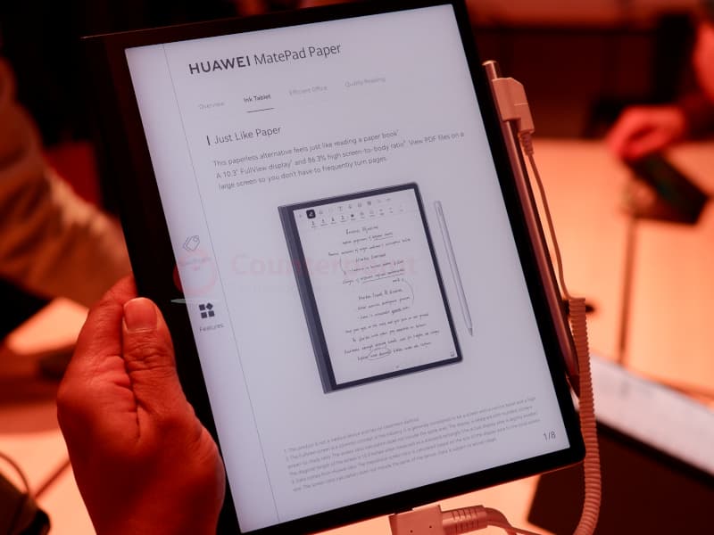 counterpoint huawei matepad paper