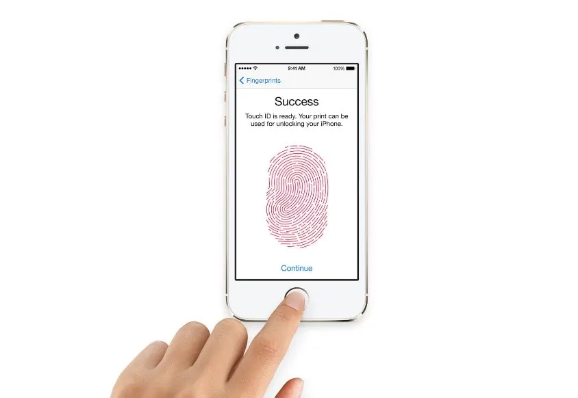 iphone 5s fingerprint set up
