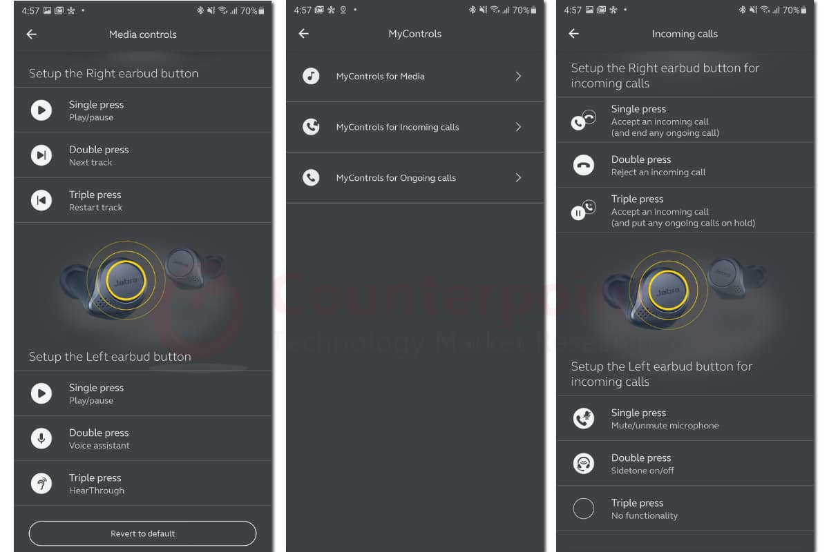 jabra sound plus app controls