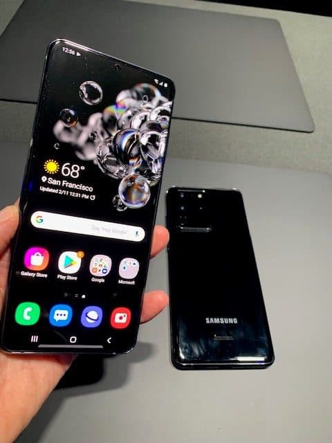 Samsung S20 at UNPACKED