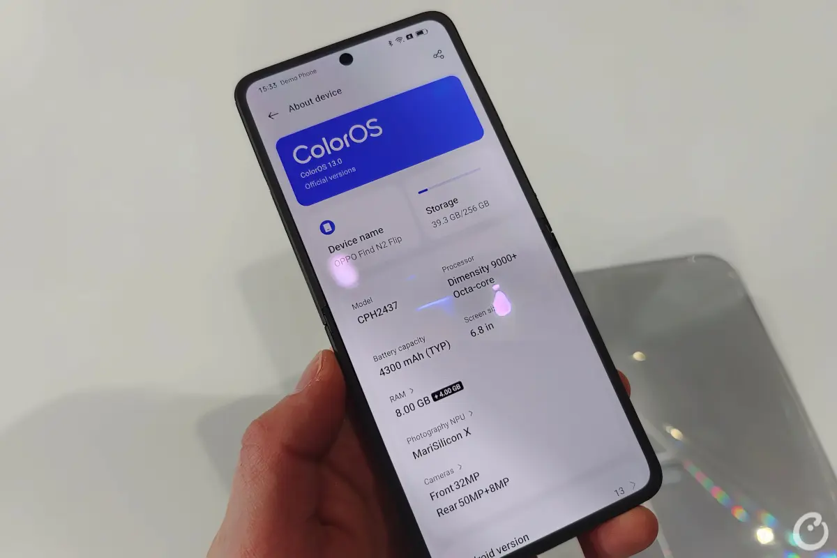 counterpoint oppo find n2 flip coloros
