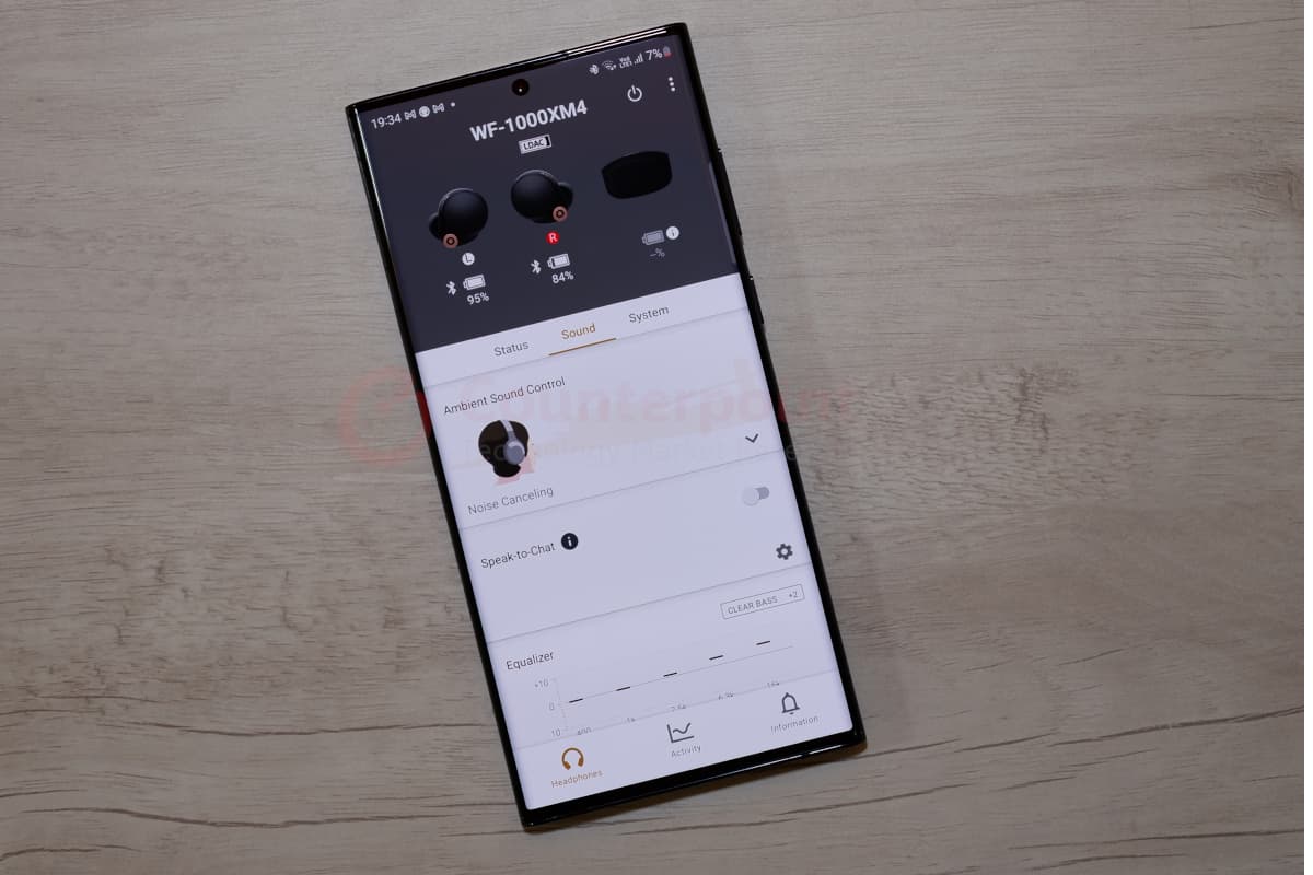 counterpoint sony wf-1000xm4 review companion app