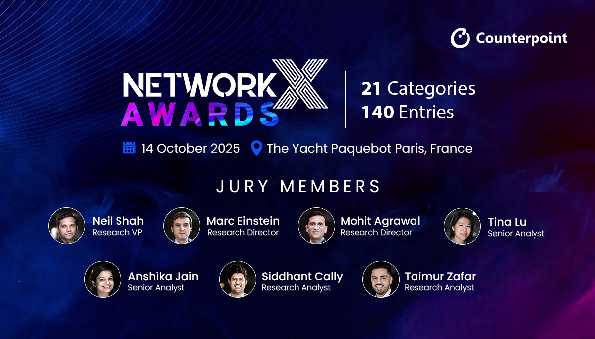 Meet Counterpoint Research at Network X Awards 2025
