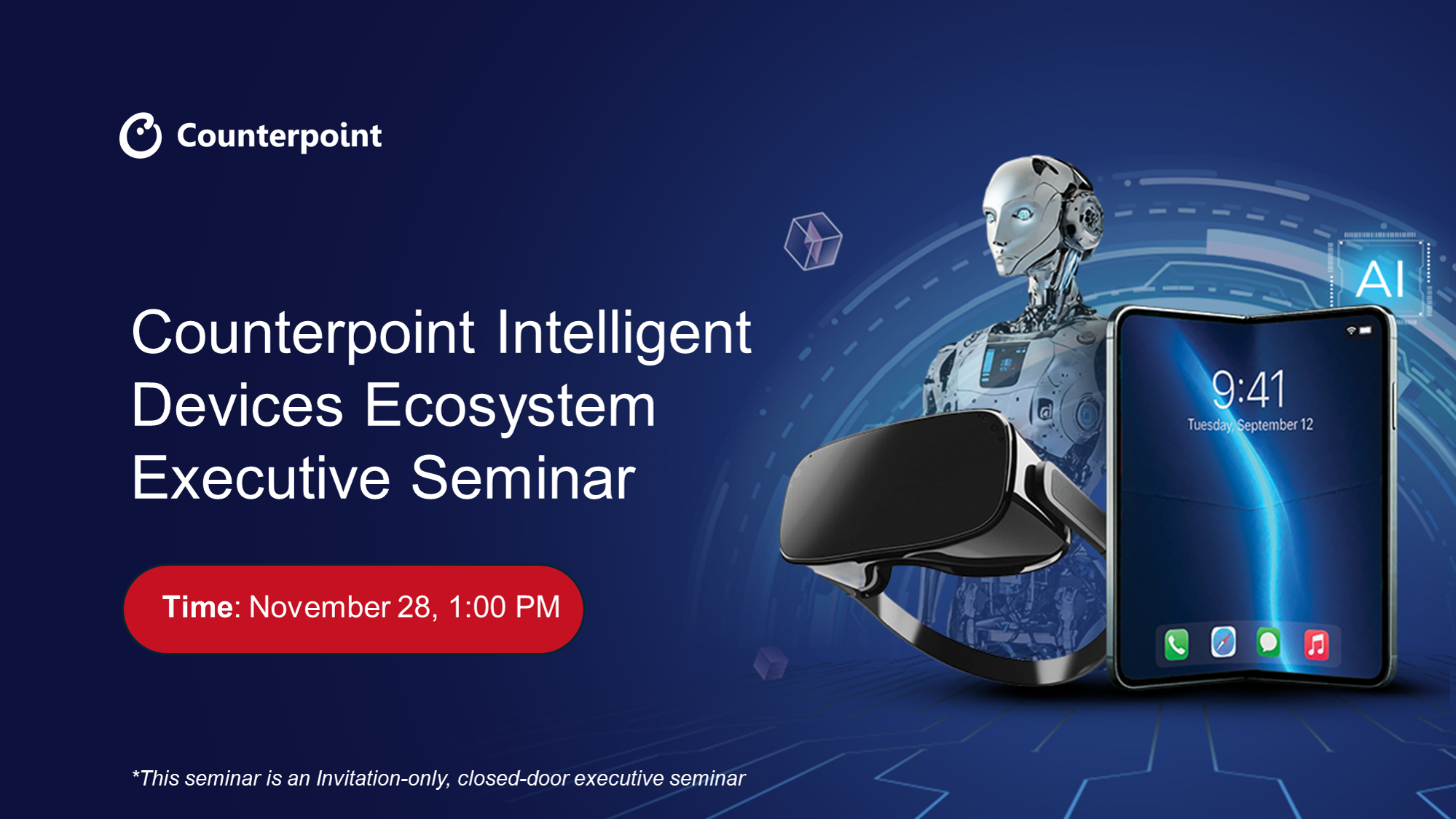 Counterpoint Intelligent Devices Ecosystem Executive Seminar