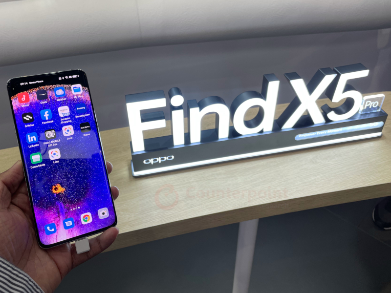 OPPO Find X5 Series, 240W Fast Charging Solution, AR Glass, & More  Showcased at MWC 2022 - Counterpoint