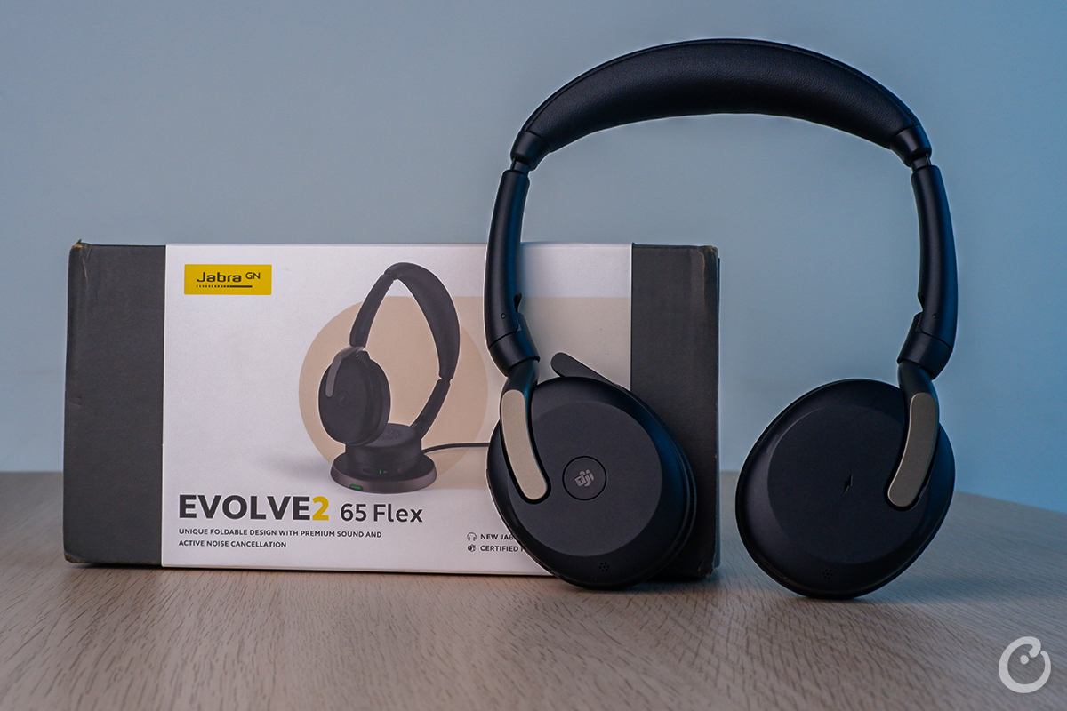 Jabra Evolve2 65 Flex Comfort & Review: - Work Lightweight Hybrid Design Future Counterpoint of Personalized Foldable Unfolding ANC, with